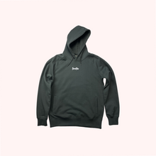 Load image into Gallery viewer, Khaki Grey Hoodie Centre Logo
